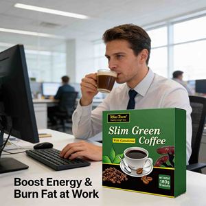 Kilo kaybı sağlıklı diyet kontrolü için ince ince yeşil kahve anlık yemek değiştirme nötr tatma kafeinli paketlenmiş çanta - Product Image 5