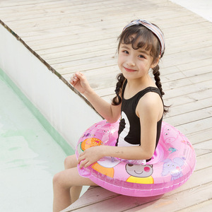 Bouée de natation gonflable pour enfants, 70cm, avec poignée, pour parc aquatique, pour enfants de 2 à 5 ans, Design licorne - Product Image 3