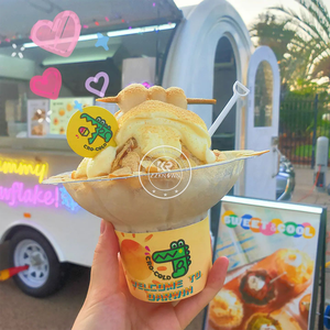 Camion <span class=keywords><strong>de</strong></span> restauration mobile Camion <span class=keywords><strong>de</strong></span> crème glacée Pizza Hot Dog Chariot remorque entièrement équipé Petit 7,2ft en vente aux États-Unis - Product Image 3