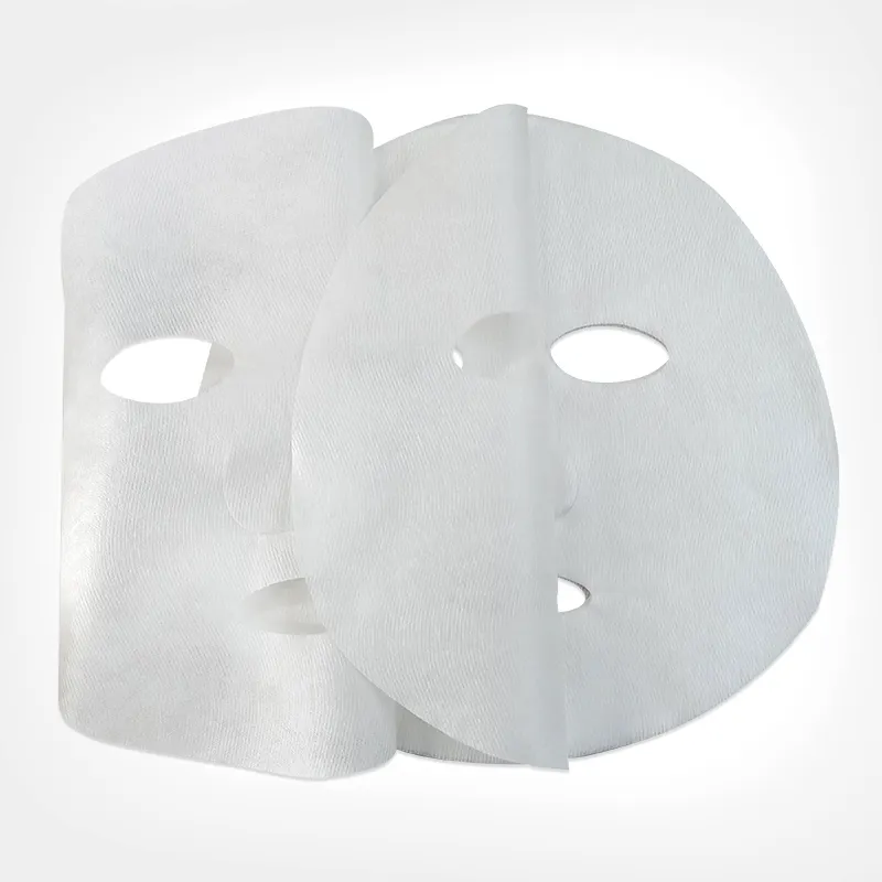 Masque en tissu non tissé jetable en Fiber d'eucalyptus 45gsm masque Facial sec masque Facial feuille