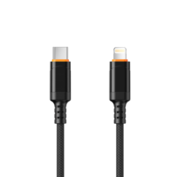 Câble de charge rapide USB-A vers Type-C 3A avec conducteur en cuivre pur et gaine en nylon pour téléphones mobiles