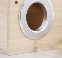 Boîte d'élevage pour perruches, abri d'intérieur en bois pour perruches, nid de perroquet, couveuse, fournitures pour animaux domestiques