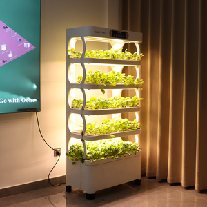 Système de culture hydroponique de jardin d'intérieur, jardinières intelligentes pour légumes avec lumières - Product Image 1