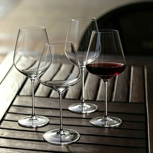 Verre à dégustation de vin rouge à long pied en cristal sans plomb, ultra fin, fait main, luxe léger, compatible lave-vaisselle - Product Image 4