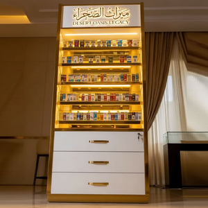 Étagères de présentation de cigarettes de luxe haut de gamme pour différentes tailles de paquets de cigarettes avec éclairage LED pour <span class=keywords><strong>magasin</strong></span> de tabac - Product Image 4