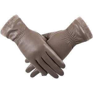 Guantes de Cuero Genuino Cómodos de Último Diseño, Impermeables, Cálidos para Invierno, Guantes de Moda para Uso Casual, Disponibles en MOQ Bajo - Product Image 5