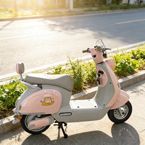 <span class=keywords><strong>Moto</strong></span> électrique tendance 1500W, couleur rose et argent, double amortisseur pour le marché européen - Product Image 3