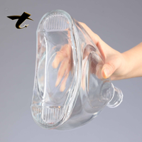 Bouteille à spiritueux carrée en verre personnalisée de haute qualité, 100 ml-750 ml, vente en gros OEM de bouteilles vides pour whisky et brandy