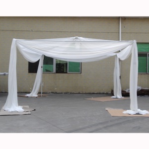 Aluminum customized <b>stand</b> <b>pipe</b> and drape luxury backdrop <b>stand</b> for wedding decor - Product Image 2