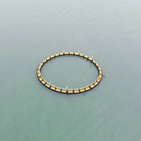 Cage de pisciculture de 10m, 15m, 20m, 25m, 30m de diamètre, piège à poissons