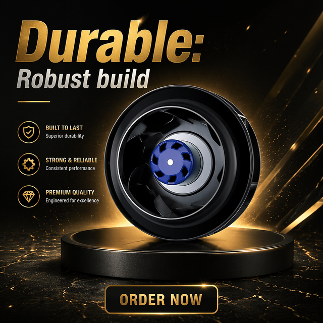 Blauberg 24V Plastic DC Brushless Duct Fan Backward Centrifugal Blower with OEM Customization Support