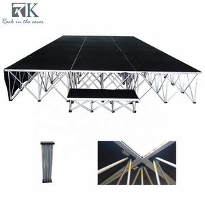 Escenario Móvil Rápido para Exteriores de 4x4 pies, Plataforma para Eventos, Conciertos, Mini Plataforma Portátil para Eventos - Product Image 1