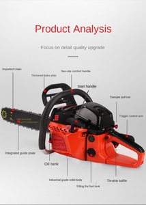 Certified High-<b>Power</b> Small Household Two-Stroke <b>Saw</b> Customizable OEM Wood Log Industrial Grade Chain <b>Saws</b> Petrol <b>Power</b> Source - Product Image 6