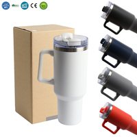 Gobelet isotherme de 40 oz en acier inoxydable durable de qualité alimentaire, résistant à la rouille, pour la salle de sport, le fitness, les entraînements sportifs, OEM ODM, avec poignée