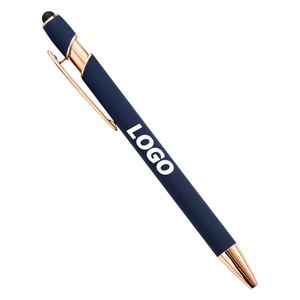 Customizable Aluminum Push Ballpoint - Sleek Metal Ink <b>Pens</b> Perfect for Promotions and Giveaways - Product Image 1