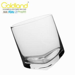 カスタムユニークなウイスキーグラス口吹きクリエイティブロッキングウイスキーグラスウォブリークリスタルウイスキータンブラー - Product Image 4