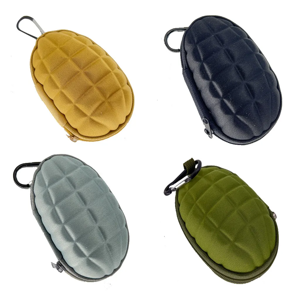 Grenade Shape Keys Wallets Pouch Bag Oxford Small Things Collect Grenade Type Key Coin Holder Pouch For Outdoor Sport Waist Bag