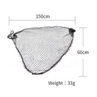Emballage personnalisable 100% rayonne noir X-Large Triangle filet à cheveux Triangle Nylon filets à cheveux