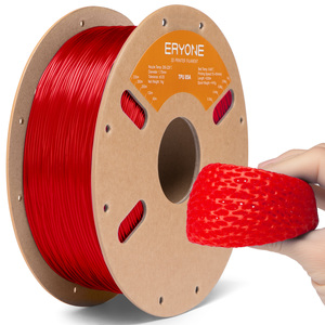 Filament transparent rouge <span class=keywords><strong>TPU</strong></span> 85A de l'usine <span class=keywords><strong>ERYONE</strong></span>, matériau d'impression 3D FDM - Product Image 1