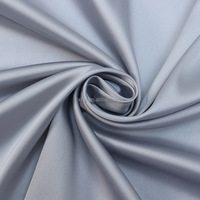 Tissu satiné extensible 100 % polyester respirant, technique de tissage pour l'ameublement automobile et la doublure de robes de mariée (vente en gros)