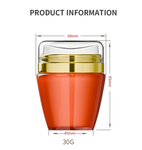 30g Jar-Shaped Acrylic Airless <b>Pump</b> Bottle – Refillable Serum & Face Cream Dispenser - Product Image 1