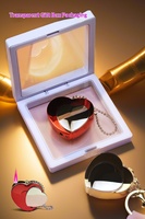 Innovatieve Love Heart aansteker winddicht zwart jetvlam romantische cadeaudoos hem haar Valentijnsdag trendy nieuwigheid