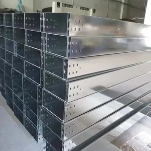 Al/Ss /Gi/ HDG/Powder Coated Slotted Cable Tray Cable Trunking
