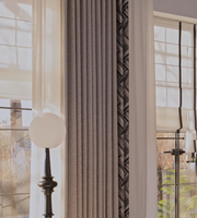 Persianas de ventana con cuentas de estilo de granja personalizadas, persianas de ventana grandes, cortinas, hoteles, hospitales, función opaca tejida