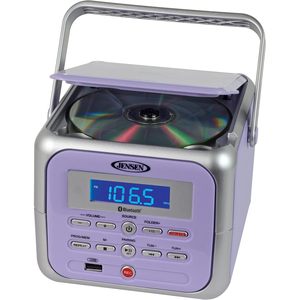 JENSEN เครื่องเล่นสเตอริโอแบบพกพาจอแสดงผล LCD Boombox สำหรับบลูทูธวิทยุ FM USB ช่องเสียบหูฟัง AUX-in เล่น MP3 CD-660 - Product Image 5