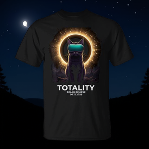 Camiseta Cat Kitty Vr Totality 2026 Eclipse Solar - Product Image 3