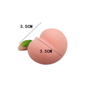 Juguete creativo Pop Peach TPR Mochi para aliviar el estrés amor alegre pellizcar trasero juguete para apretar - Product Image 5