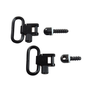 Factory Made 1.25 Inch Sling Swivel <b>Set</b> with Screws and Washers Black Anodized Durable Quick Release Tactical <b>Outdoor</b> Gear - Product Image 4