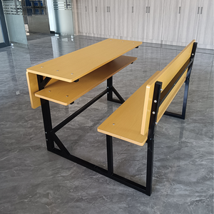 Fabricants de mobilier scolaire, bancs doubles pour salles de classe, table-<span class=keywords><strong>banc</strong></span> en bois - Product Image 5