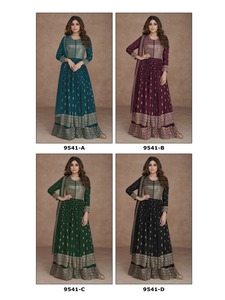 Nouveaux vêtements indiens et pakistanais au design tendance de style palazzo Salwar Kameez pour une occasion de festival indienne - Product Image 6