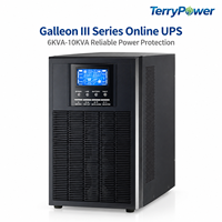 Onduleur en ligne monophasé 6KVA 10KVA à double conversion haute fréquence pour salle serveur et centre de données