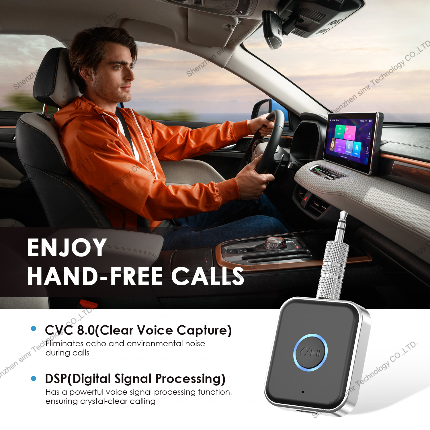 APEKX Adattatore Bluetooth Per Auto, Ricevitore Audio Hi-Fi - Foto 9