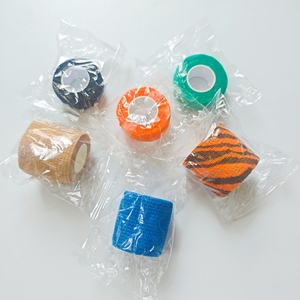 Pansement médical de qualité supérieure pour le sport, impression personnalisée, bandage élastique cohésif auto-adhésif coloré - Product Image 1