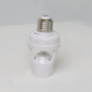 E27 Motion Sensor Lamp Holder AC110-220V 60W 360 Degrees IR Infrared Human Body Sensor Plug Socket Switch Base LED Bulb
