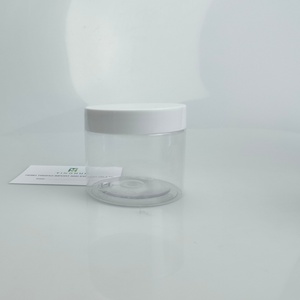 Envase de Plástico PET Transparente de 1oz, 3oz, 4oz, 5oz, 200ml, 8oz, 300g, 16oz, para Alimentos, con Tapa Blanca Personalizada - Product Image 1