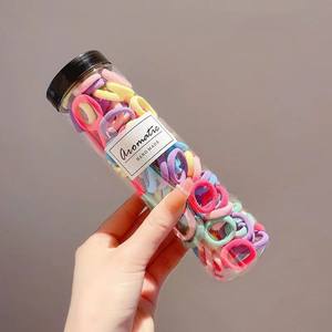 Paquete de 100 Piezas de Bandas Elásticas para el Cabello para Niñas, Bonitas y sin Costuras, de Alta Elasticidad - Product Image 6