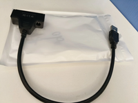 Adaptador de Corriente SATA, Cable de Cobre Estañado de 0.2m, Revestimiento de PVC, Blindaje Trenzado, para Disco Duro Externo HDD/SSD de 2.5'', Transferencia de Datos