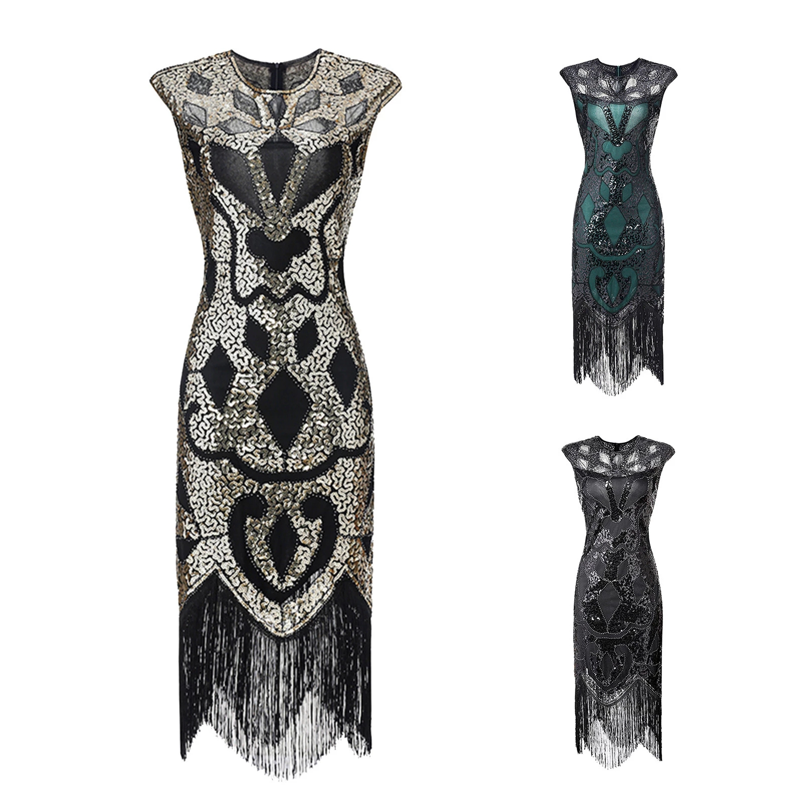 1920s Flapper Dress for Women - Great Gatsby Style Evening Party Dress