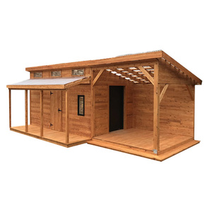 Cobertizo de Lujo Personalizado de <span class=keywords><strong>Madera</strong></span> de Cedro para Almacenamiento Exterior y <span class=keywords><strong>Herramientas</strong></span> de Jardín - Product Image 4