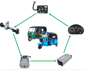 5kw 48v/60v/72V electric car motors conversion kit solution