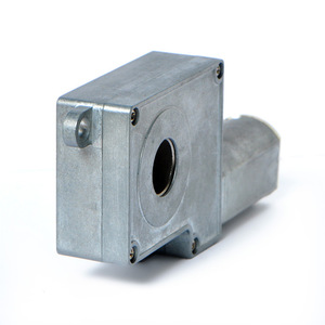 <b>Worm</b> Gear Motor 12V Steel Core Components For Smart Locks With Hollow Shaft Design - Product Image 4