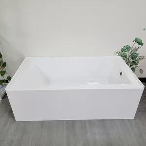 现代型裙式浴缸高品质浸泡亚克力塑料板单裙浴缸