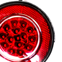 Nouveau feu antibrouillard arrière WD499 100E LED 24V avec réflecteur métallique robuste, remplacement OEM pour King Long Higer Zhongtong Golden Dragon