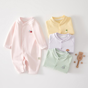 Baby Bodysuit <b>Long</b> <b>Sleeve</b> Cotton Romper Unisex Newborn Clothes Spring Autumn <b>Base</b> <b>Layer</b> Underwear - Product Image 2