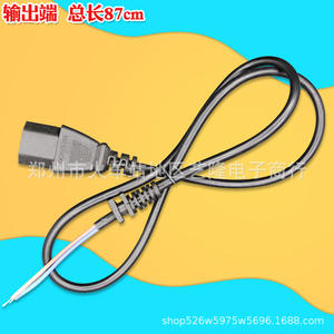 Cable de Carga para Vehículos Eléctricos, Cable de Alimentación de Entrada y Salida, 87 cm, Conector de Cobre Puro, Material de PVC - Product Image 3
