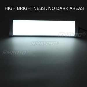 1/2/4X Tira de Luces LED Interiores de 10W y 72 LED para Coche, Furgoneta, Autobús, Caravana, Camión con Interruptor de Encendido/Apagado, Luces Blancas DC 12V/24V/12-80V - Product Image 3